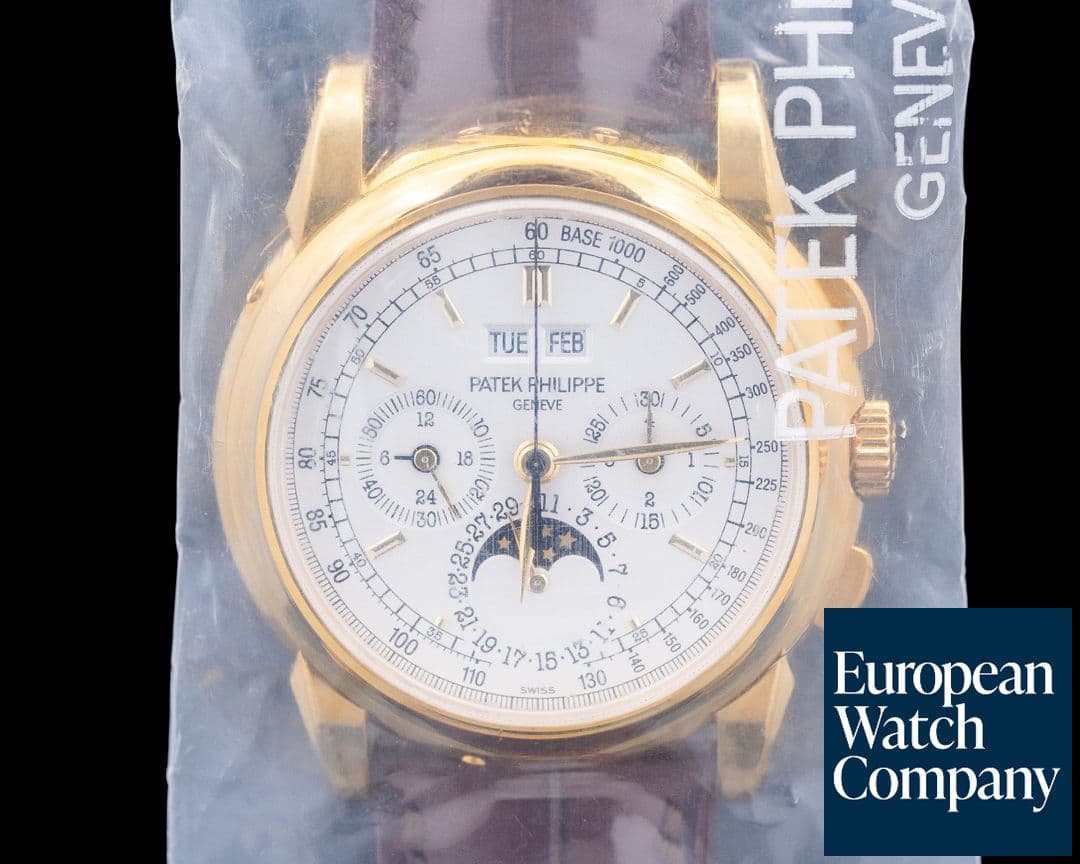 Image of Patek Philippe 5970J Perpetual Calendar Chronograph 18K Yellow Gold FACTORY SEALED