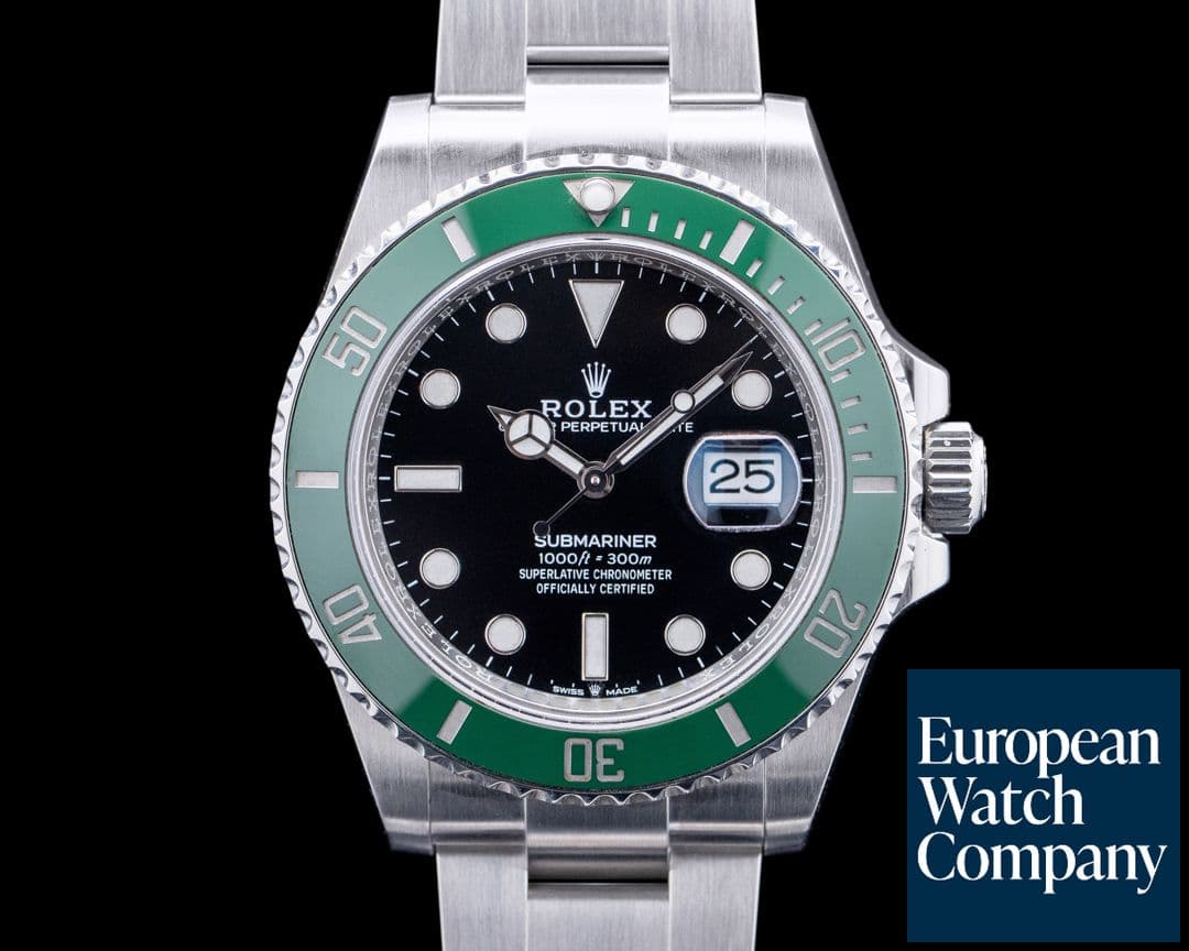 Image of Rolex 126610LV Submariner Date "Starbucks" SS Black Dial