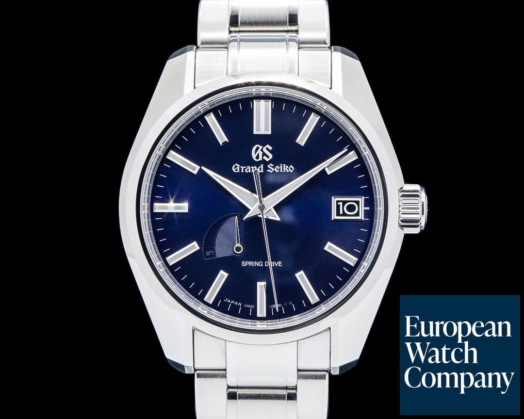 Image of Grand Seiko SBGA375G Spring Drive Heritage SS Blue Dial