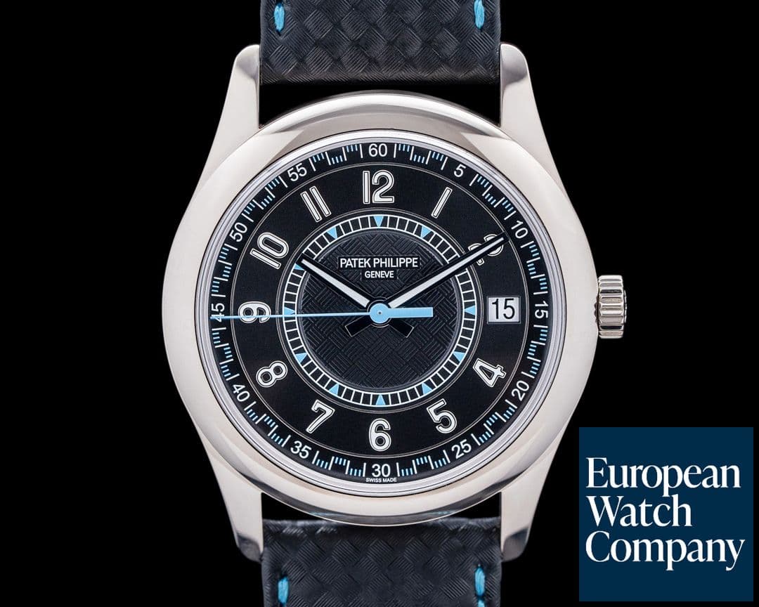 Image of Patek Philippe 6007G Calatrava 18K White Gold Black Dial