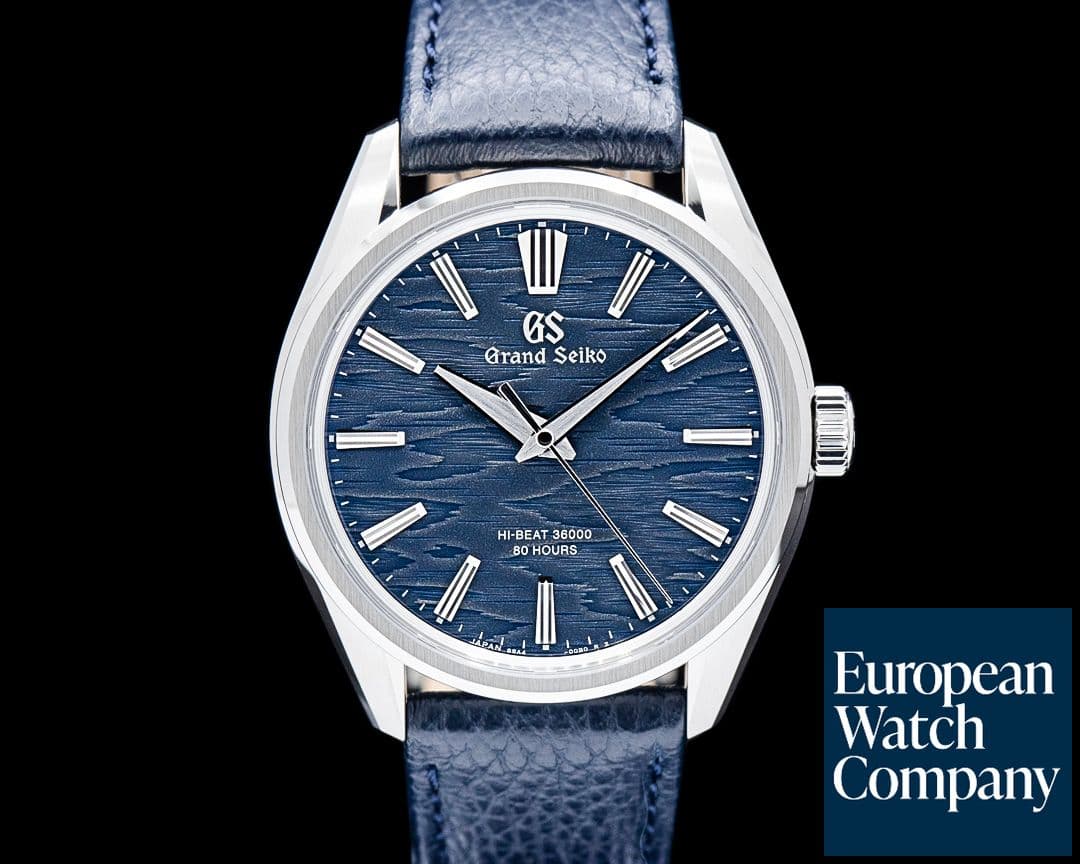 Image of Grand Seiko SLGW007 Evolution 9 Collection Hi-Beat SS Blue "Moonlit Birch" Dial 2025