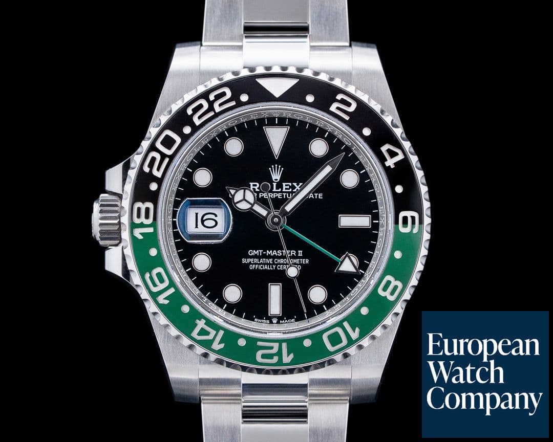 Image of Rolex 126720VTNR GMT-Master II "Sprite" SS Black Dial