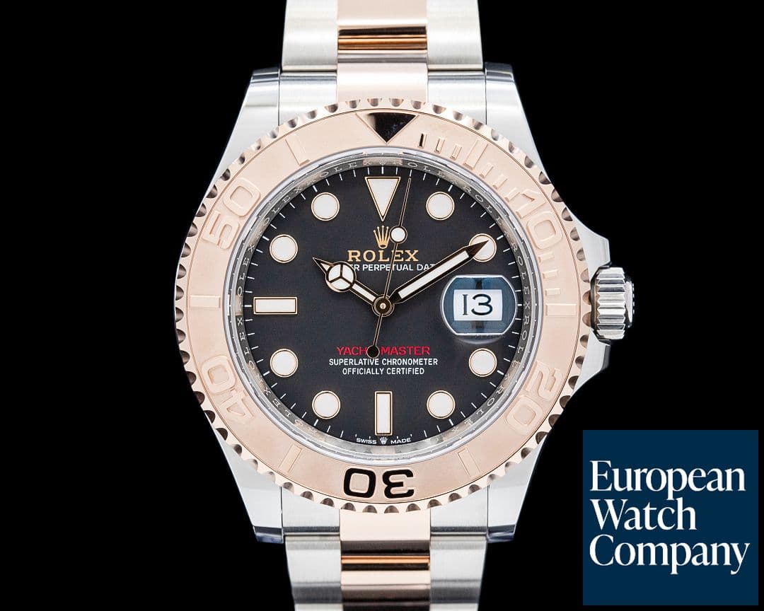 Image of Rolex 126621 Yacht Master 18K RG / SS Black Dial 2025 UNWORN