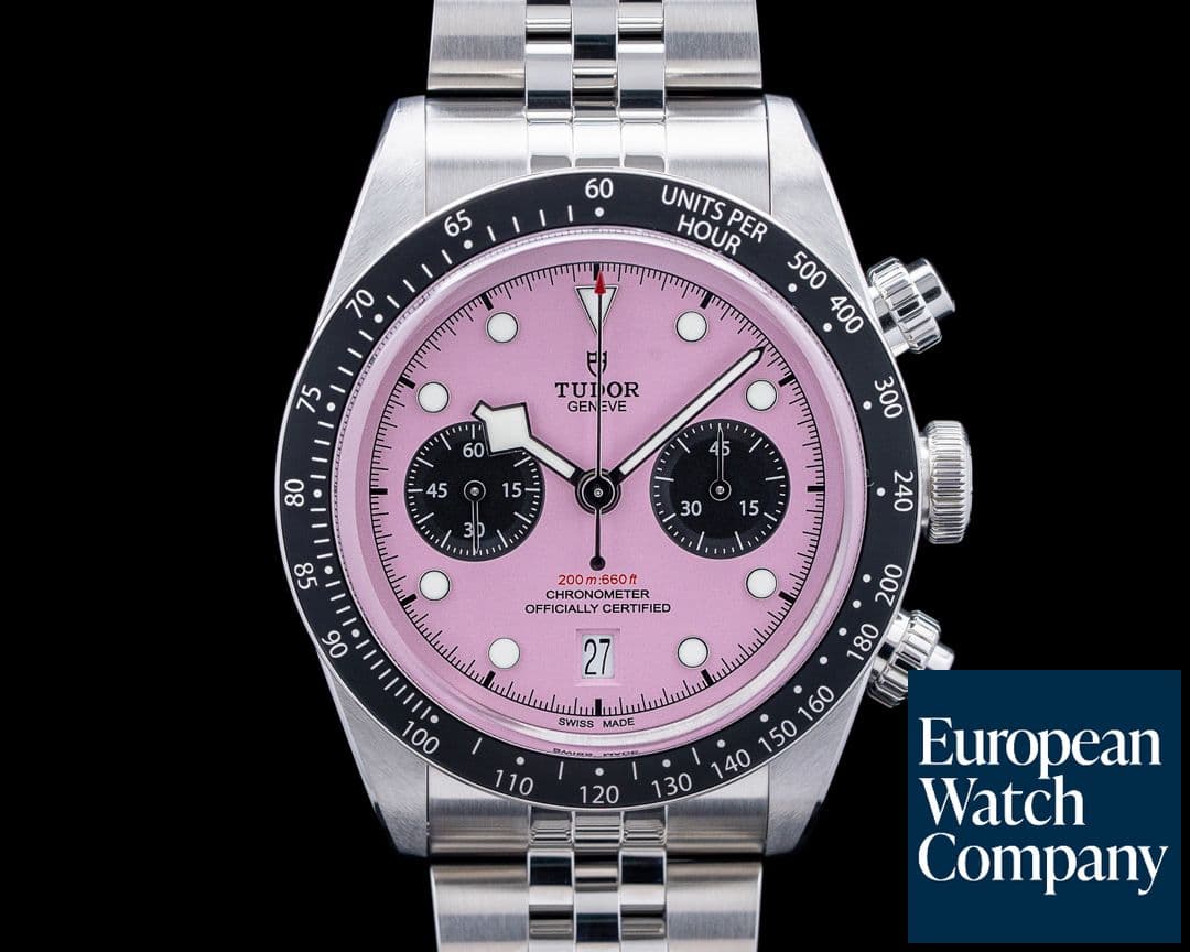 Image of Tudor 79360N Black Bay Chrono SS Pink Dial 2024