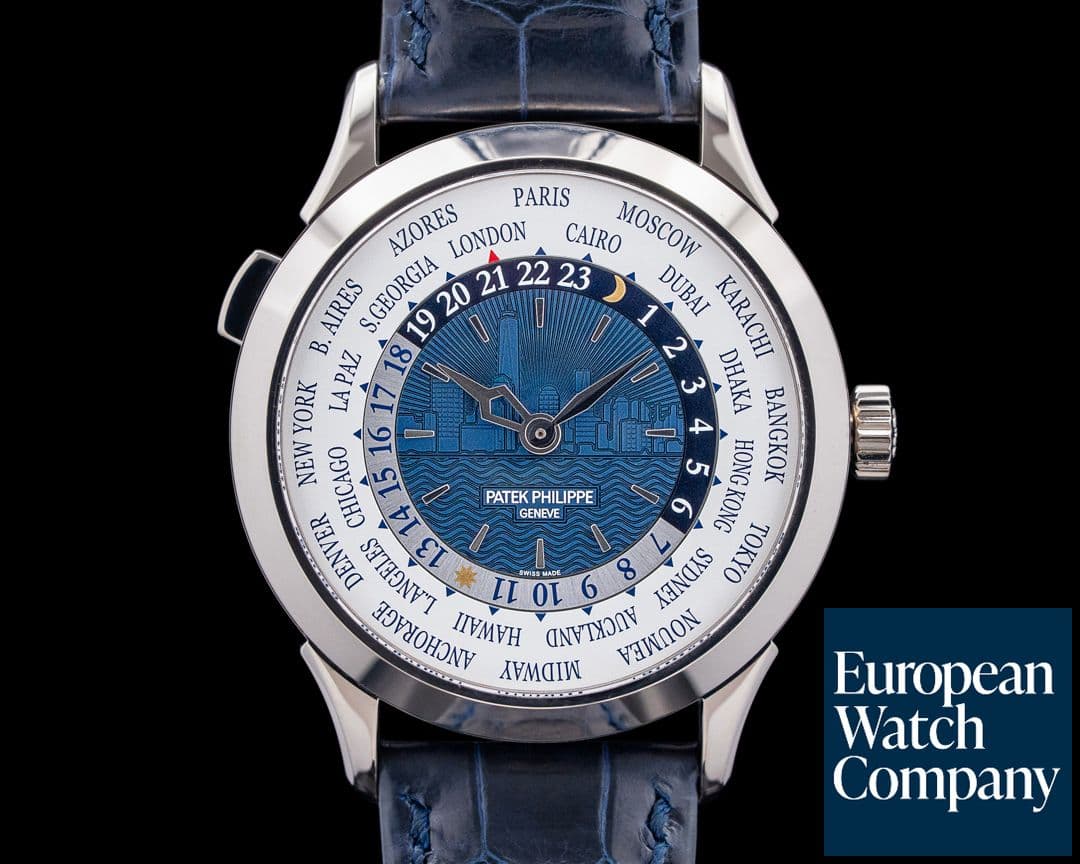 Image of Patek Philippe 5230G World Time Blue Skyline 18K White Gold Blue Dial LIMITED