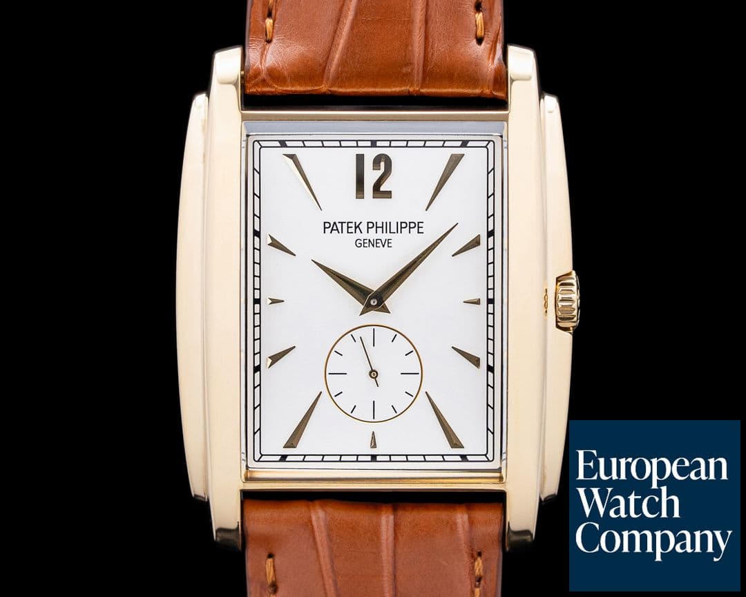 Image of Patek Philippe 5124J Gondolo Manual Wind 18K Yellow Gold Silver Dial