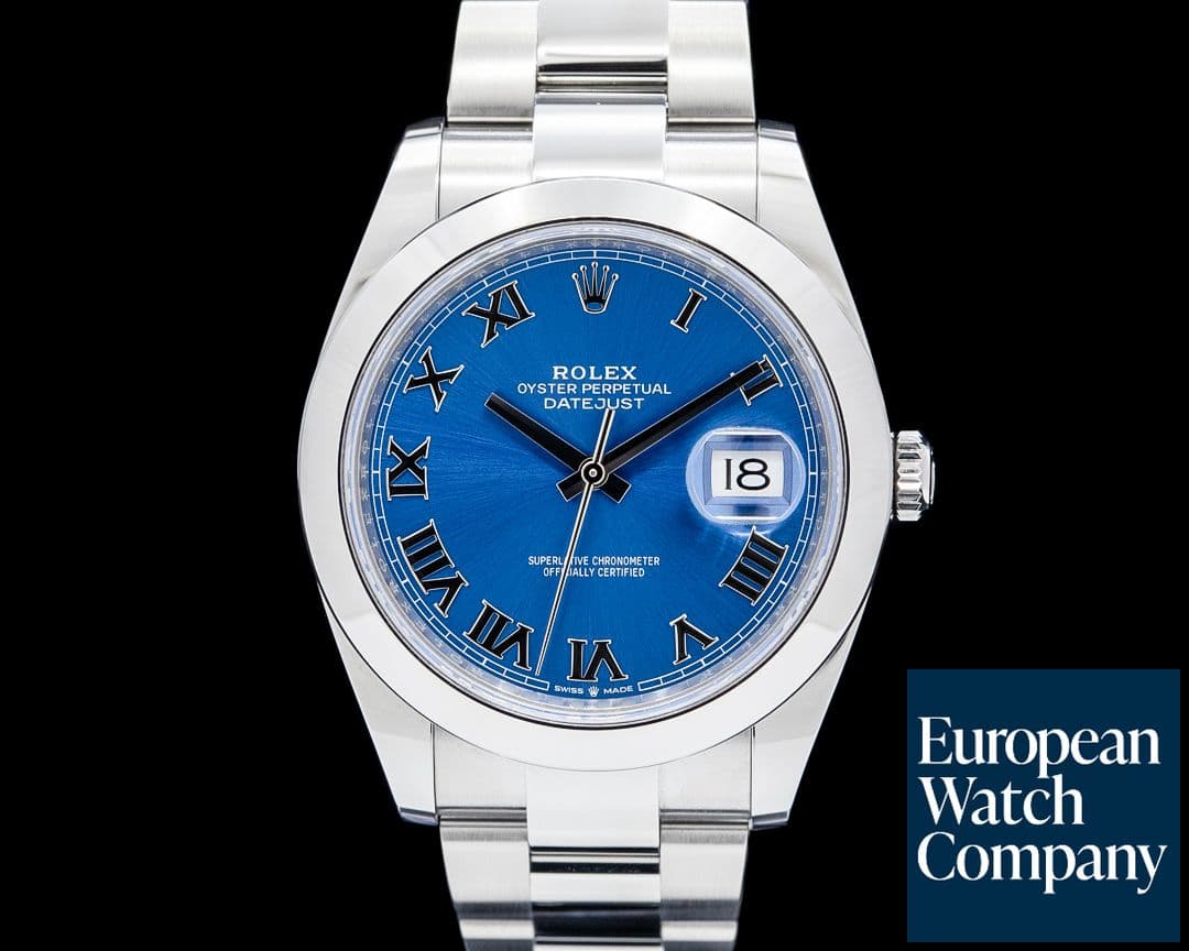 Image of Rolex 126300 Datejust 41 SS Blue Dial 2025