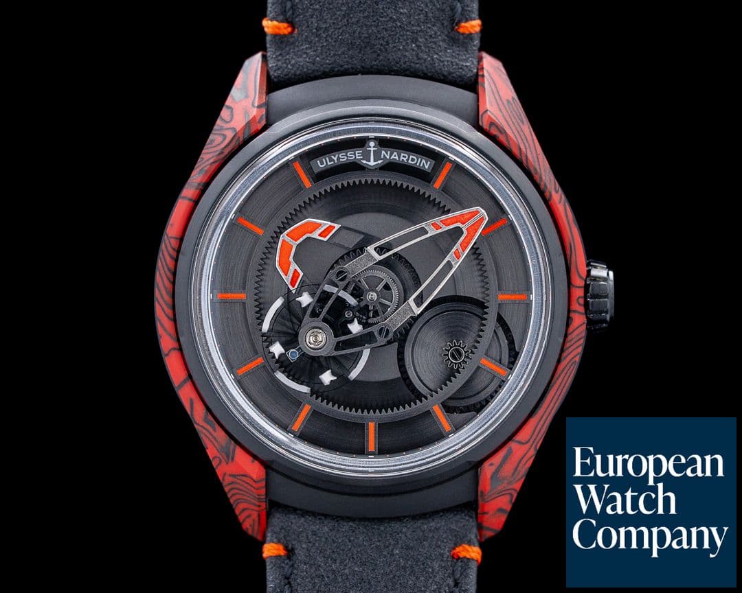 Image of Ulysse Nardin 2303-270/MAGMA-BQ Freak X Magma Carbon Black Dial