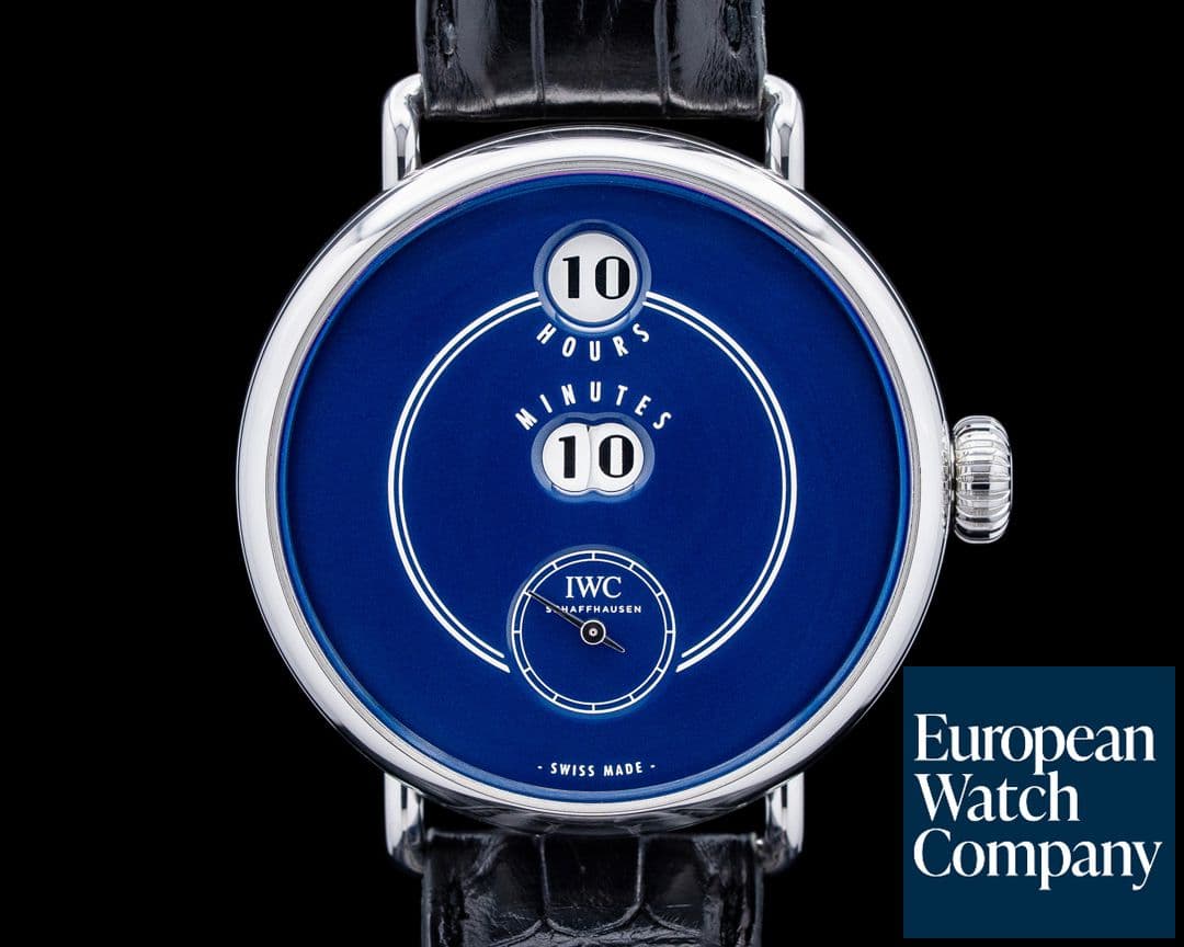 Image of IWC IW505003 Tribute to Pallweber "150 Years" SS Blue Dial LIMITED