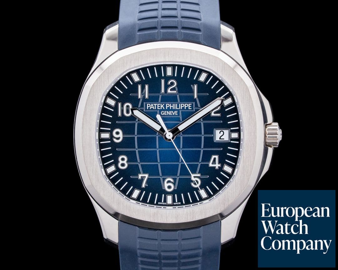Image of Patek Philippe 5168G Aquanaut 18K White Gold Blue Dial 2024