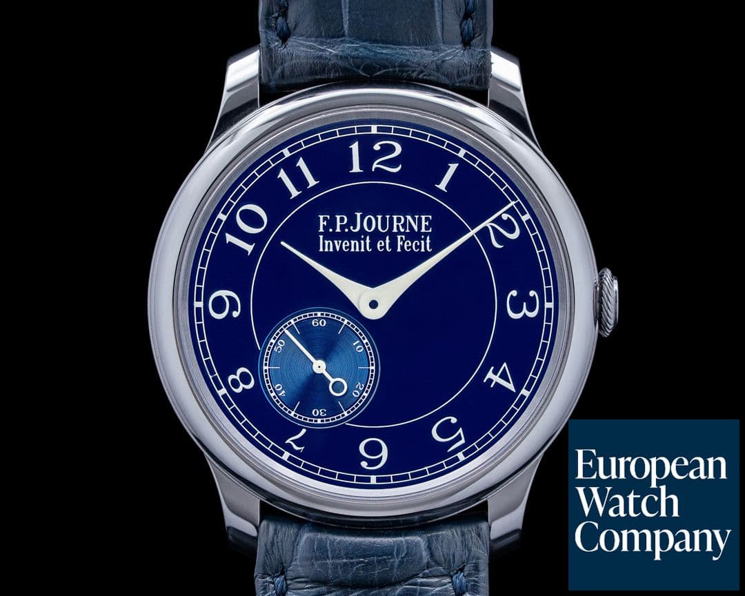 Image of F. P. Journe Chronometre Bleu Tantalum Blue Dial