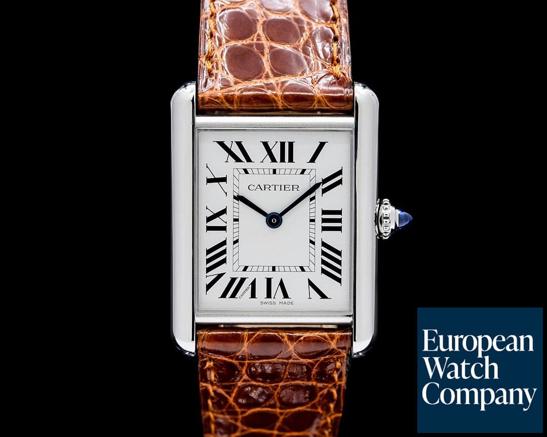 Image of Cartier WSTA0059 Tank Must Solarbeat SS Silver Dial
