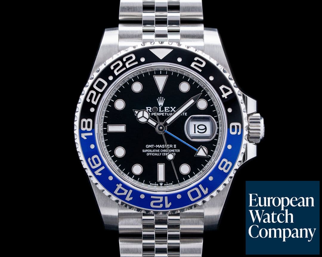 Image of Rolex 126710BLNR GMT Master II "Batgirl" Jubilee SS Black Dial 2025
