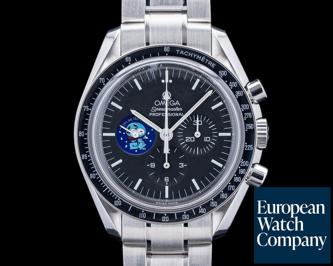 Image of Omega 3578.51.00 Speedmaster Professional Snoopy Award SS Black Dial LIMITED