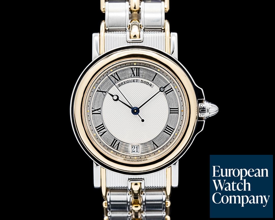 Image of Breguet 3400SA Marine Automatic SS / 18K Yellow Gold Silver Dial