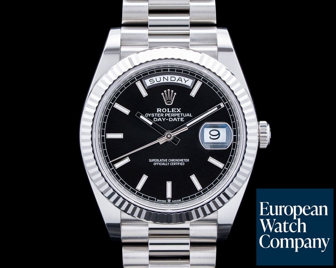 Image of Rolex 228236 Day-Date President Platinum Black Dial 2025