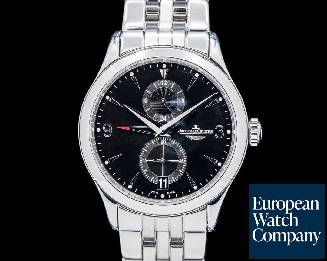 Image of Jaeger LeCoultre Q162847N Master Hometime Aston Martin SS Black Dial