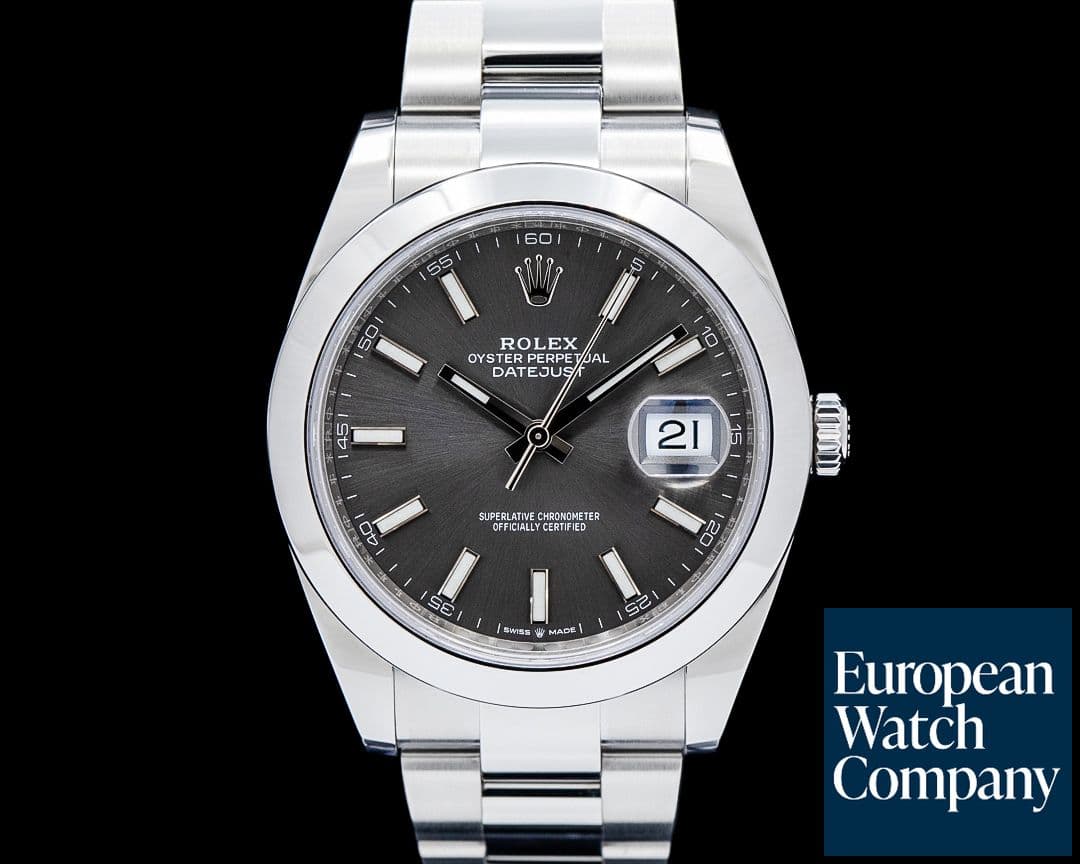 Image of Rolex 126300 Datejust 41MM SS Gray Dial