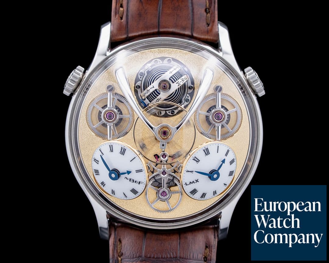 Image of MB&F 08.SL.B LMX SS Frosted Brass Dial LIMITED