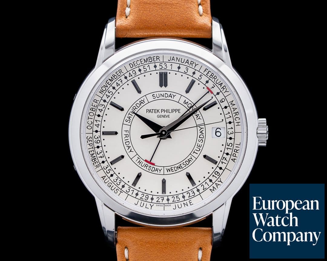 Image of Patek Philippe 5212A Calatrava Weekly Calendar SS Silver Dial