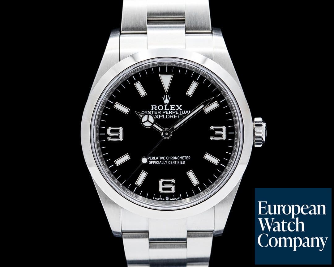 Image of Rolex 124270 Explorer 36MM SS Black Dial