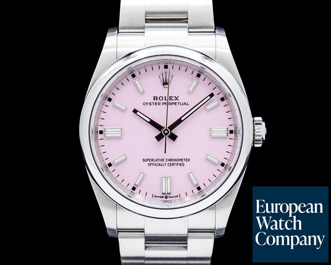 Image of Rolex 126000 Oyster Perpetual SS Pink Dial
