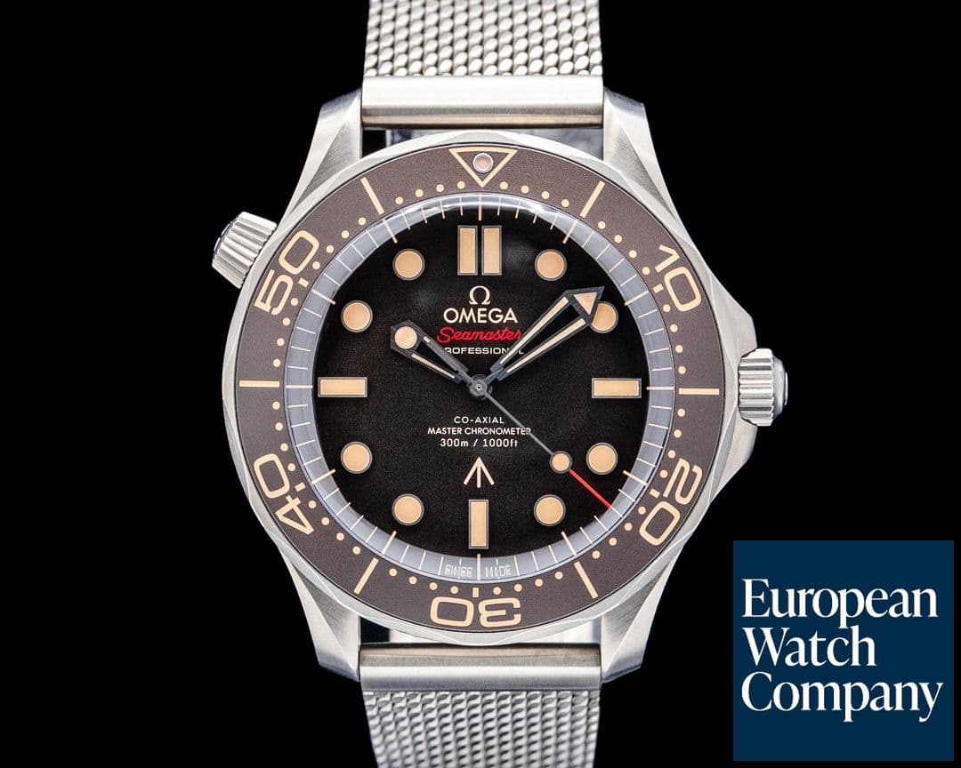 Image of Omega Seamaster Diver 300M 007 Edition Titanium Black Dial
