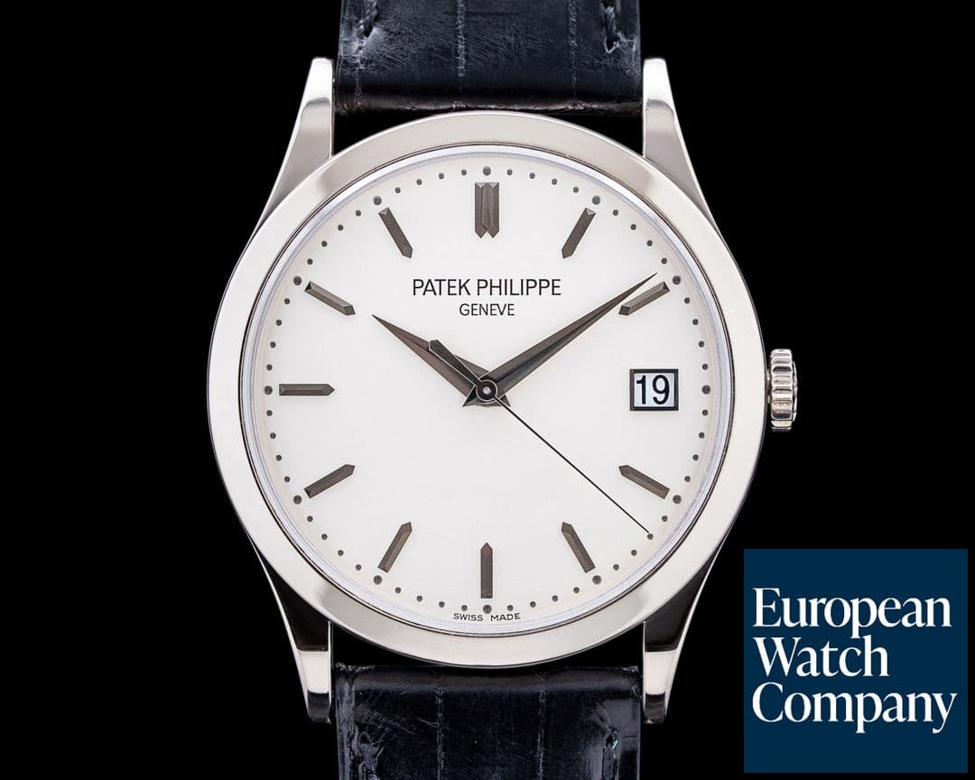 Image of Patek Philippe 5296G Calatrava 18K White Gold Silver Dial