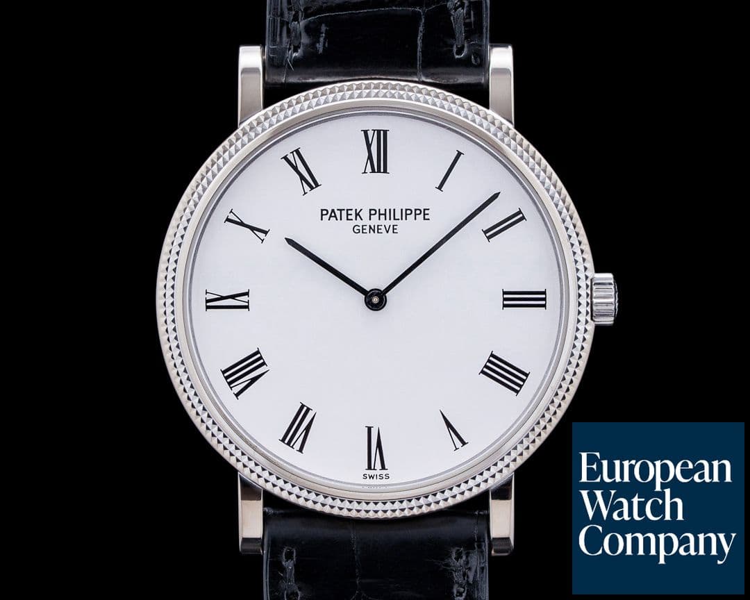 Image of Patek Philippe 5120G Calatrava Automatic 18K White Gold White Dial
