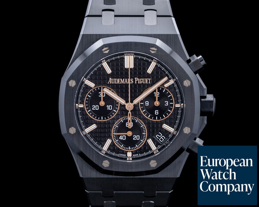 Image of Audemars Piguet 26240CE Royal Oak Chronograph Ceramic Black Dial