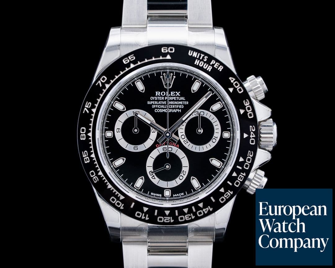 Image of Rolex 116500LN Daytona Ceramic SS Black Dial