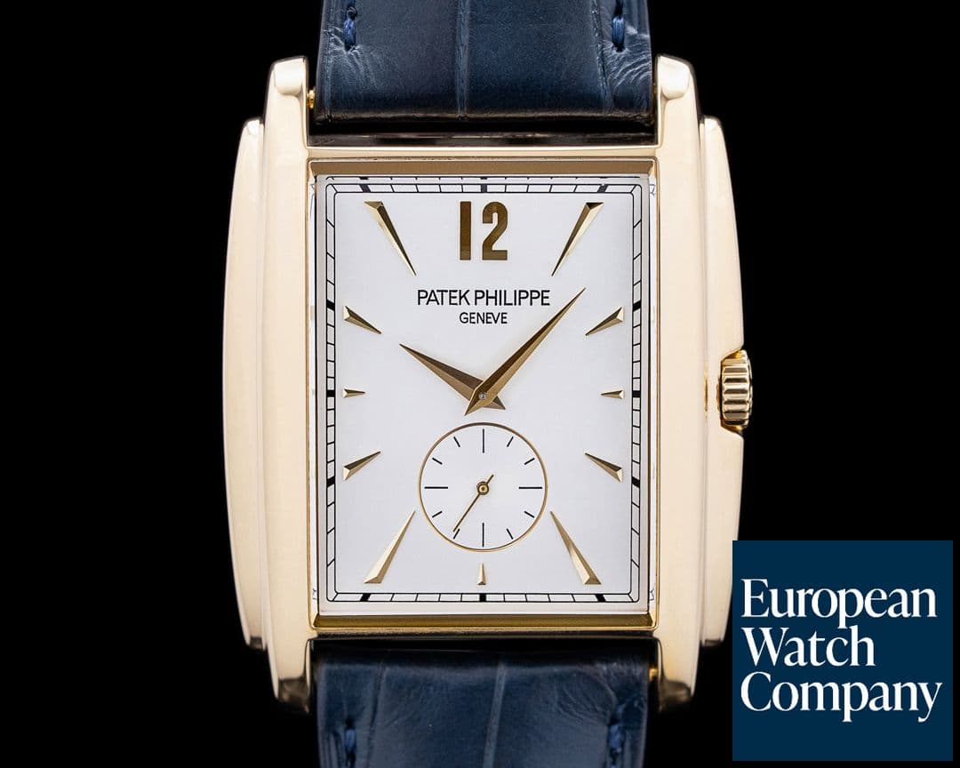 Image of Patek Philippe 5124J Gondolo Manual Wind 18K Yellow Gold Silver Dial