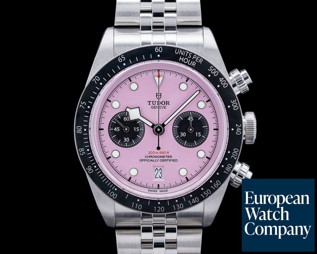 Image of Tudor 79360N Black Bay Chrono SS Pink Dial 2024