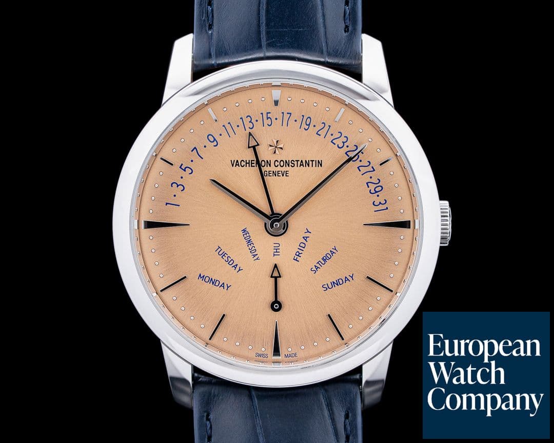 Image of Vacheron Constantin 4000U Patrimony Retrograde Day-Date Platinum Salmon Dial 2025
