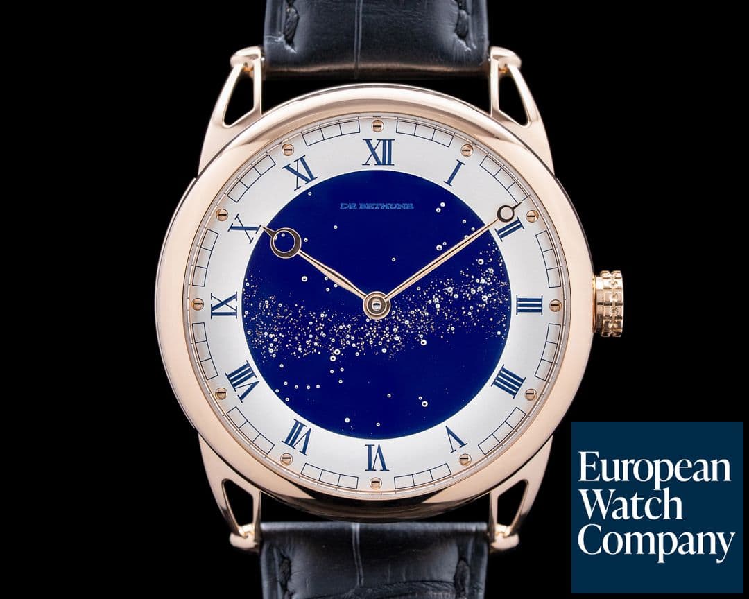 Image of De Bethune DB25VRS3 Starry Varius 18K Rose Gold Blue Dial
