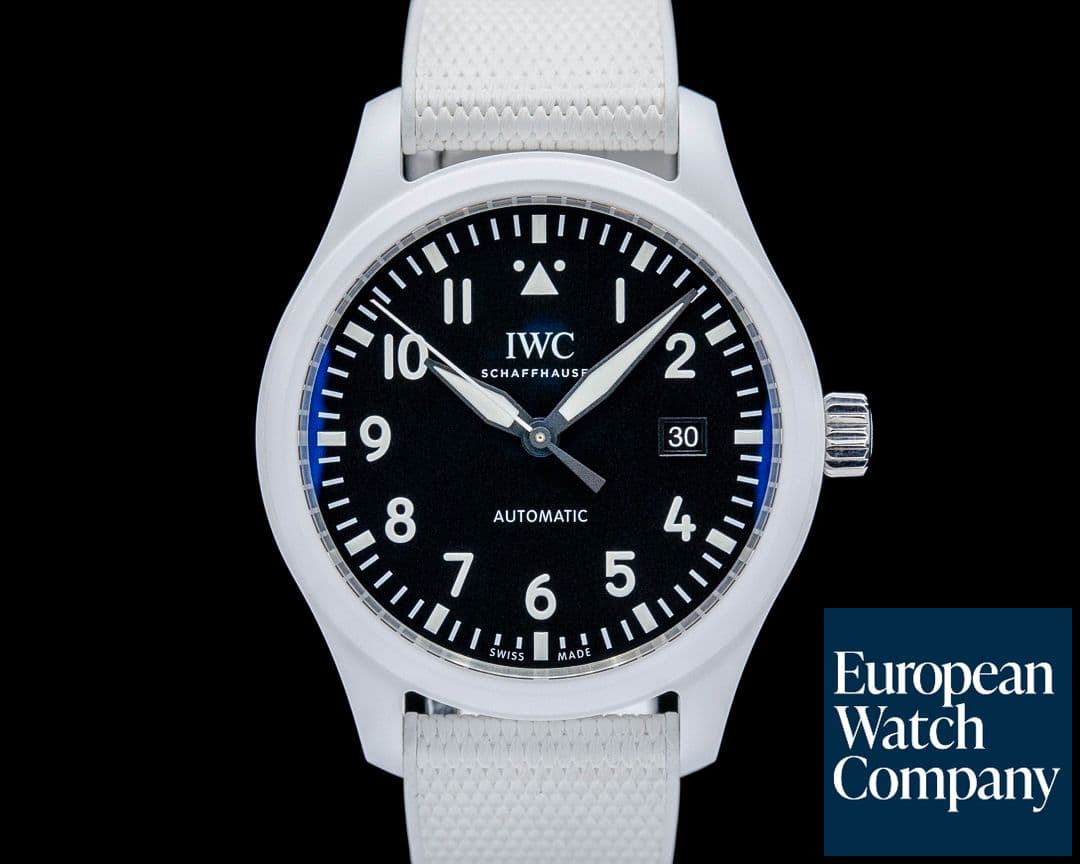 Image of IWC Pilot's Watch Automatic 41 TOP GUN Lake Tahoe Ceramic Black Dial