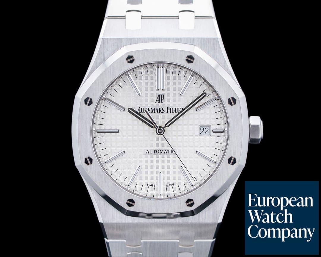 Image of Audemars Piguet 15400ST Royal Oak SS Silver Dial
