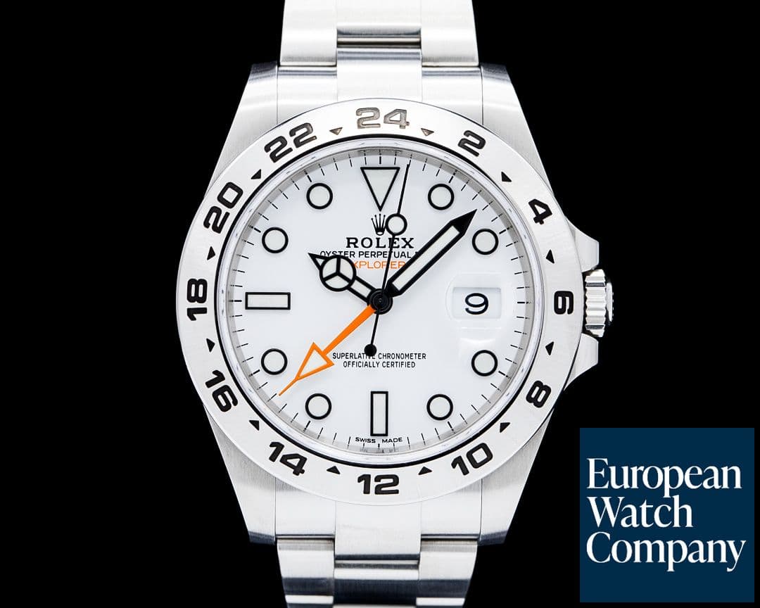 Image of Rolex 216570 Explorer II Polar SS White Dial