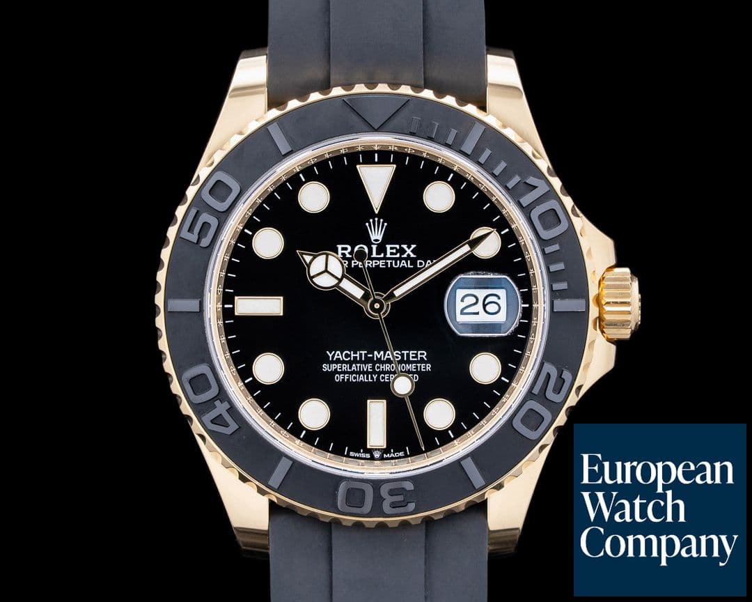 Image of Rolex 226658 Yacht-Master 42 18K Yellow Gold Black Dial