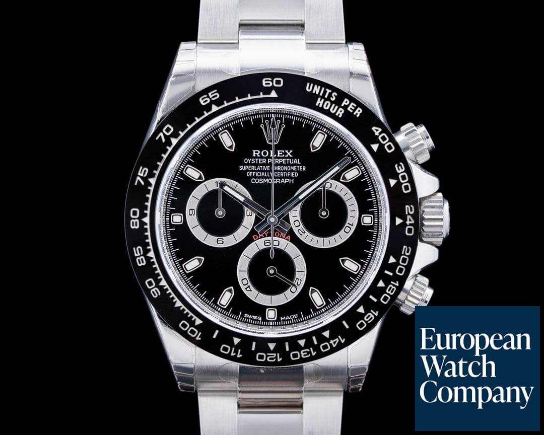 Image of Rolex 116500LN Daytona Ceramic SS Black Dial