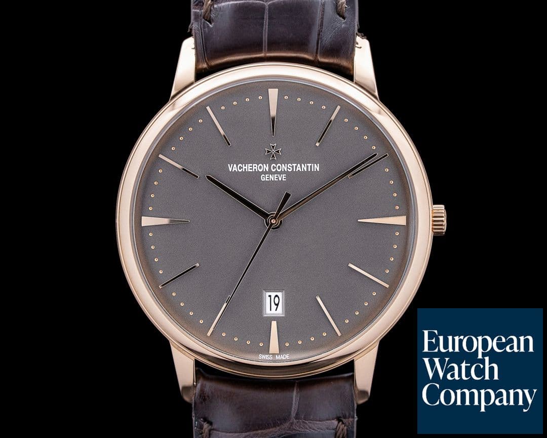 Image of Vacheron Constantin 85180/000R Patrimony 18K Rose Gold Gray Dial