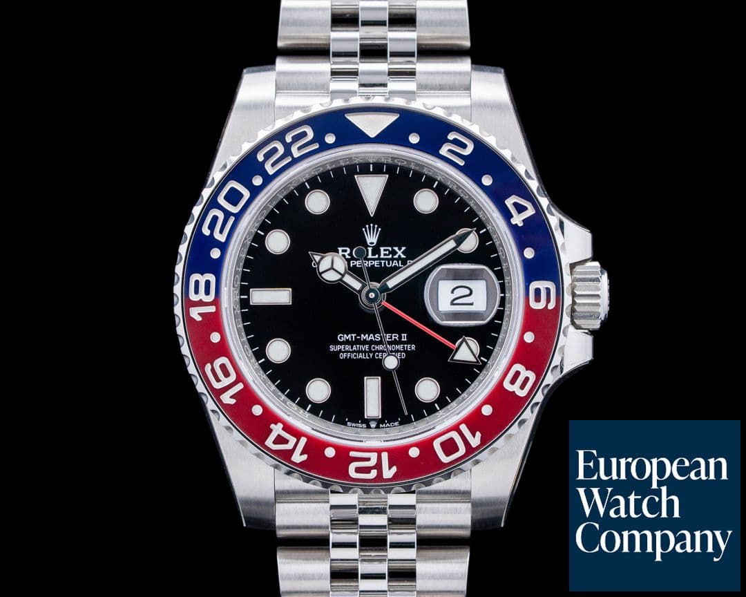 Image of Rolex 126710BLRO GMT-Master II SS Black Dial Pepsi Bezel UNWORN