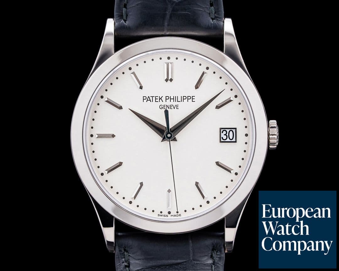 Image of Patek Philippe 5296G-010 Calatrava Automatic 18K White Gold Silver Dial