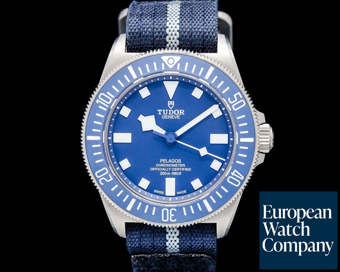 Image of Tudor 25707B/23 Pelagos FXD Titanium Navy Blue Dial