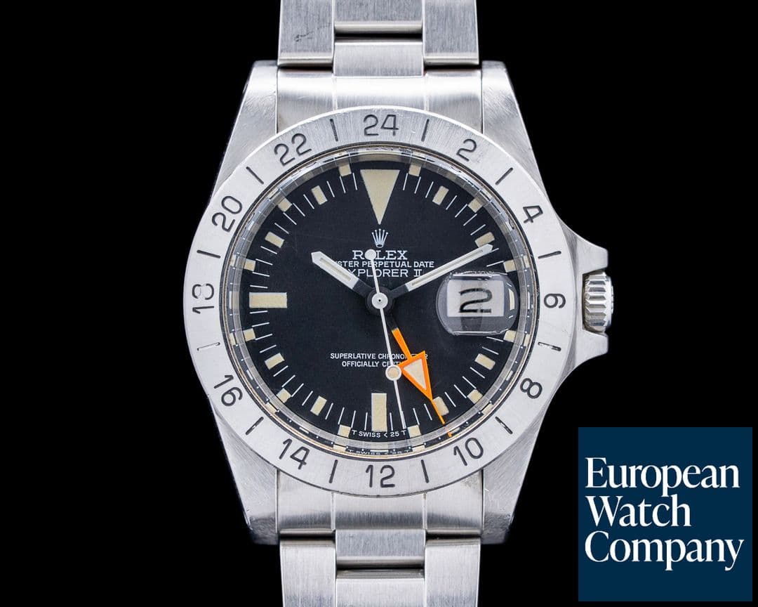 Image of Rolex 1655 Explorer II SS Black Dial Circa. 1984