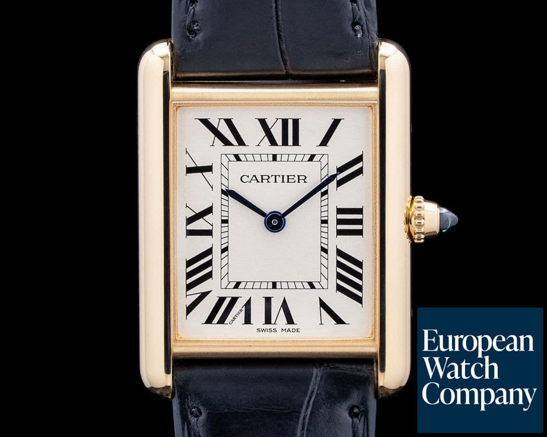 Image of Cartier Tank Louis Cartier 18K Yellow Gold Silver Dial 2025
