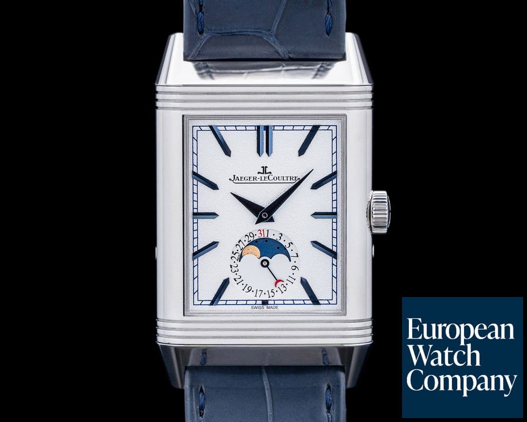 Image of Jaeger LeCoultre Q3958420 Reverso Tribute Moon SS Silver Dial
