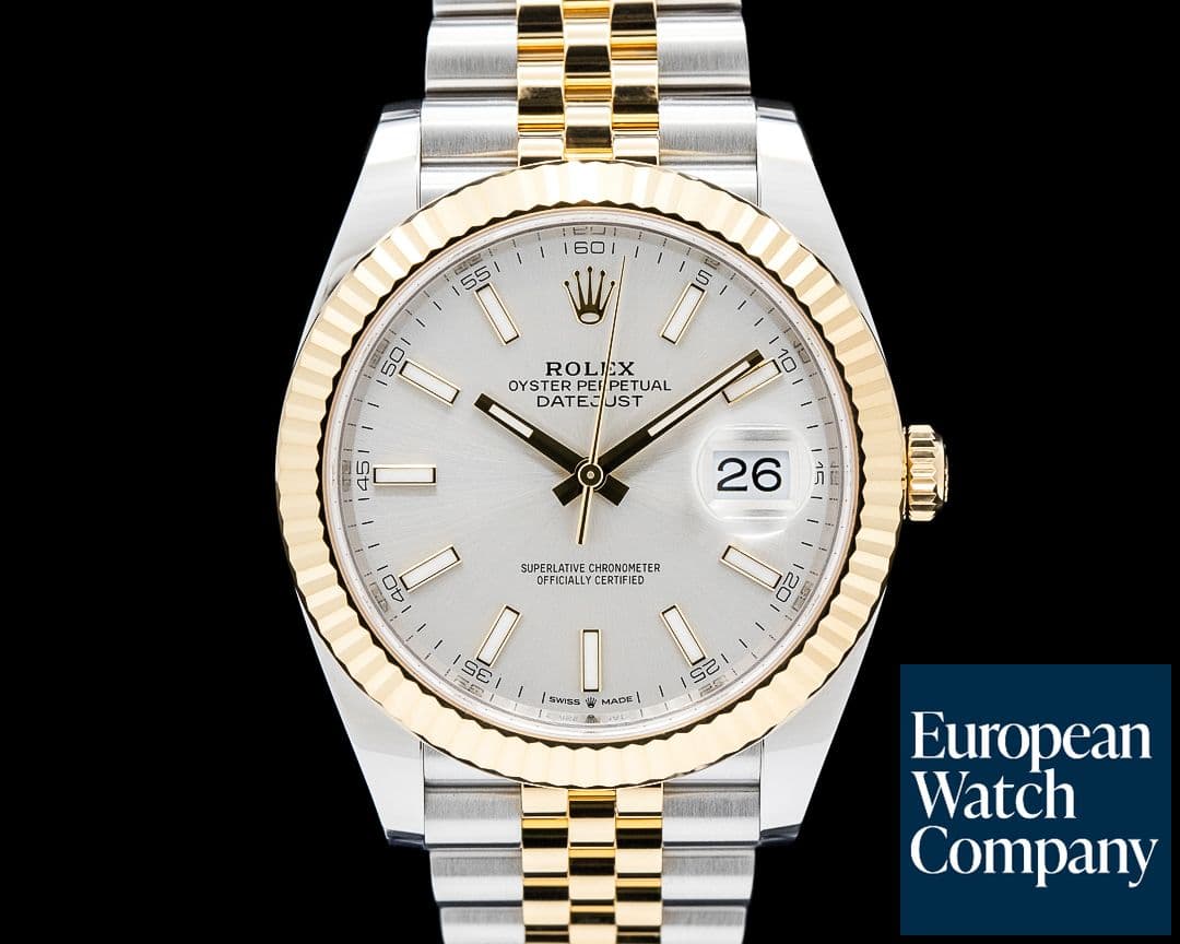 Image of Rolex 126333 Datejust 41MM Jubilee 18K YG / SS Silver Dial 2025