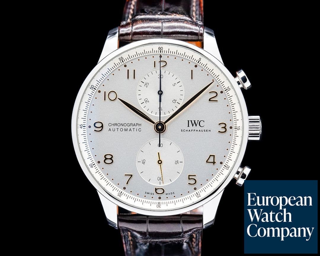 Image of IWC IW371604 Portugieser Chronograph SS Silver Dial