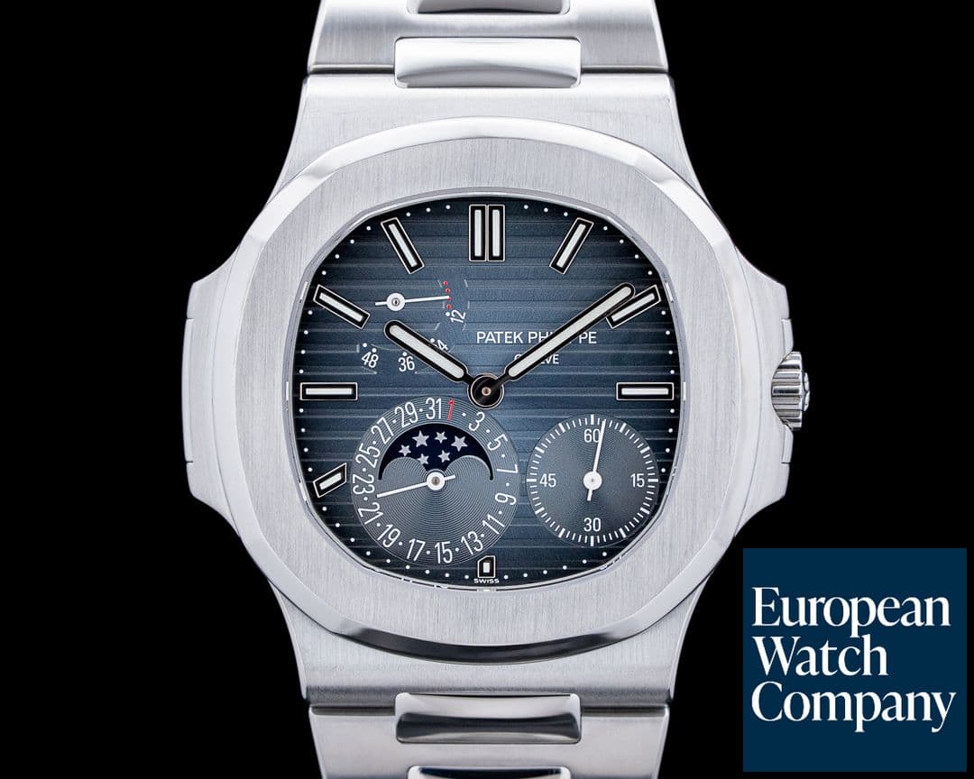 Image of Patek Philippe 5712 Nautilus Jumbo SS Blue Dial